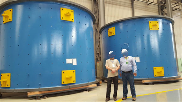 Unused Citic 5.5m X 8.1m Egl (18' X 26'6") Ball Mill With 4100 Kw (5496 Hp) Motor)